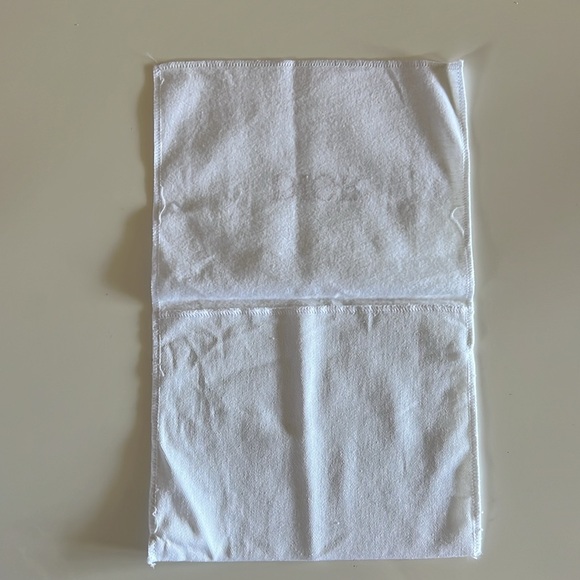 Christian Dior white dust bag small accessories storage leather goods cloth auth - Picture 2 of 6